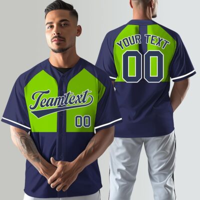 Number Printed Baseball Jersey
