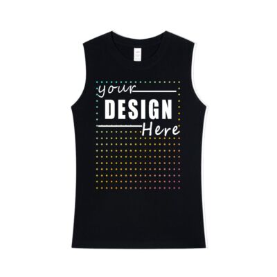 Men's American heavyweight sleeveless T- Shirt