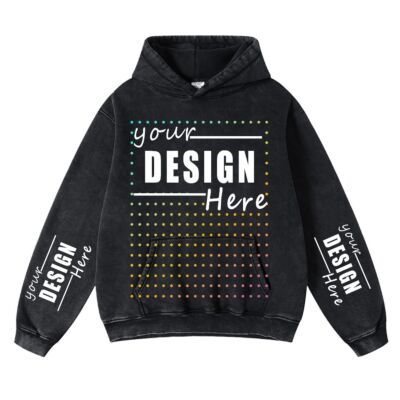 350gsm Thin Casual Washed Hoodie