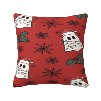 Double blanket Christmas throw pillow